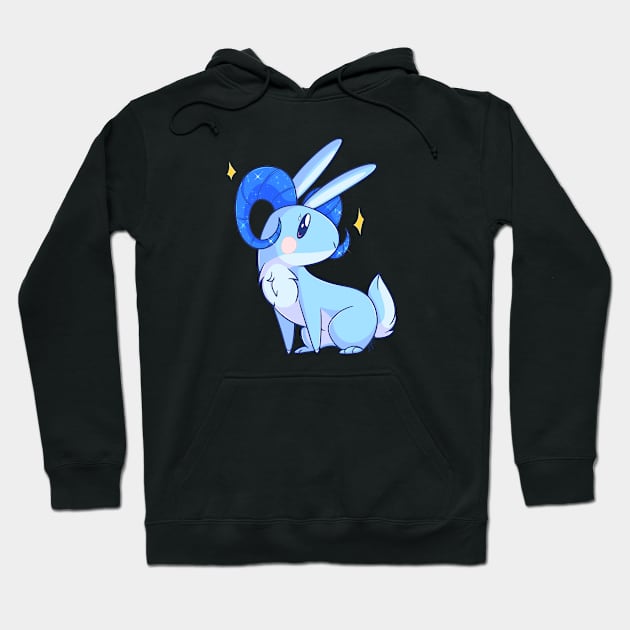 Ram Jackalope Hoodie by FloofflebuttArts